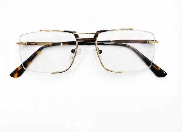 Half Rim Rectangle Metal Frame