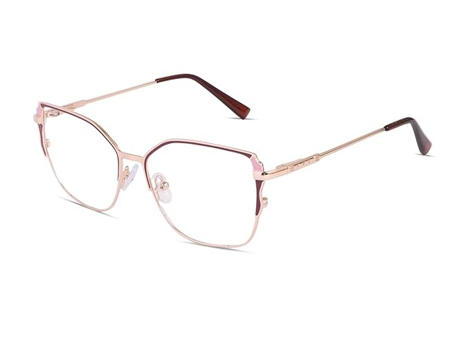 Full Rim Cat Eye Metal Frame