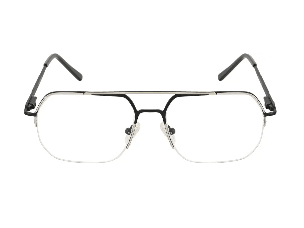 Half Rim Rectangle Metal Frame